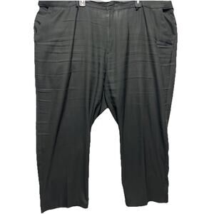 Van Heusen Men's Big & Tall 48 X 29 Black Pants Traveler